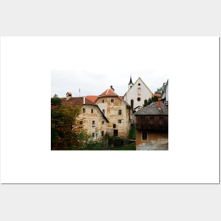 Capuchin Church and Foreground Buildings 1 Posters and Art